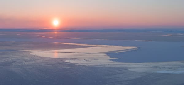 Sunrise Over Ice Aaa162 Art | Blacklock Gallery