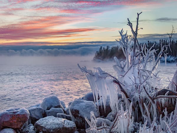 Ice And Sea Smoke Aad254 Art | Blacklock Gallery