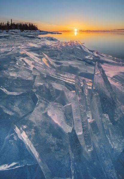Aah846 Ice Shards, Grand Marais, Minnesota Art | Blacklock Gallery