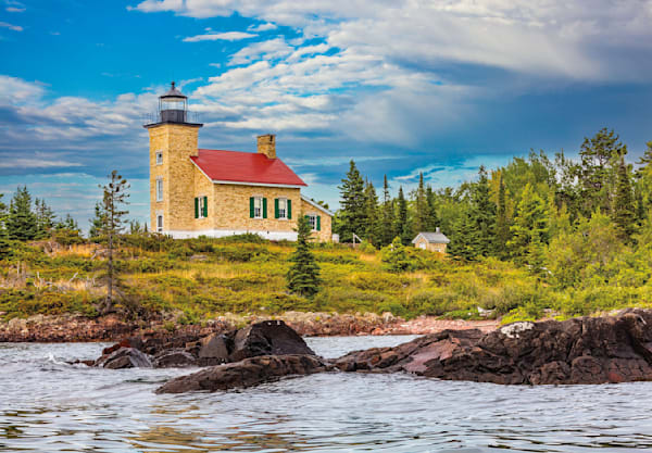 Aah879 Copper Harbor Lighthouse, Copper Harbor, Keweenaw Peninsula, Michigan 2021. Art | Blacklock Gallery