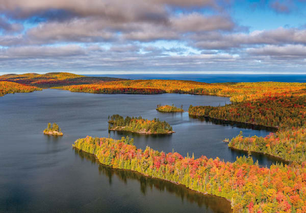 Aar577 Lake Medora And Lake Superior, Keweenaw Peninsula. Art | Blacklock Gallery