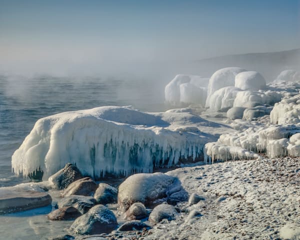 Aas046 Ice And Sea Smoke Art | Blacklock Gallery