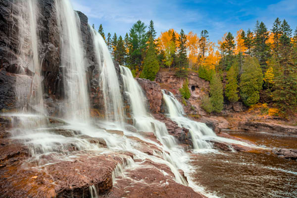 Gooseberry Falls State Park, Minnesota. Aaq342 Art | Blacklock Gallery