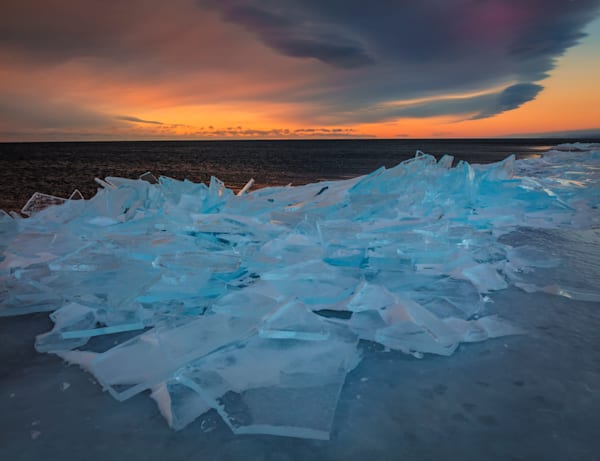 Aah838 9 Ice Shards, Grand Marais, Minnesota. Art | Blacklock Gallery
