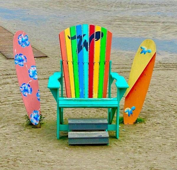 Beach Chair Symphony Photography Art | ParkerNorth Photography