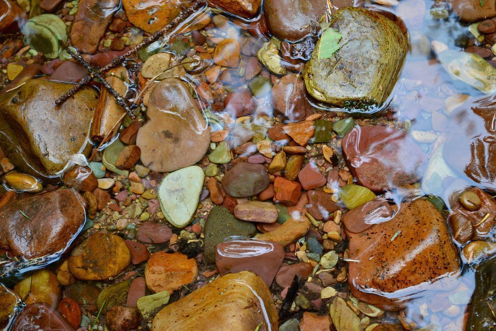 Creekbed Mosaic Photography Art | ParkerNorth Photography