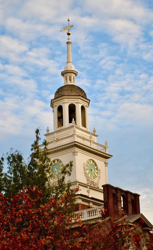 Autumn Bell & Clocktower – Historic Elegance In Fall Color Photography Art | ParkerNorth Photography