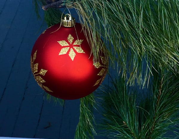 Golden Snowflake Ornament Photography Art | ParkerNorth Photography