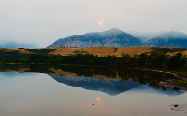 Misty Mountain Reflection Photography Art | ParkerNorth Photography