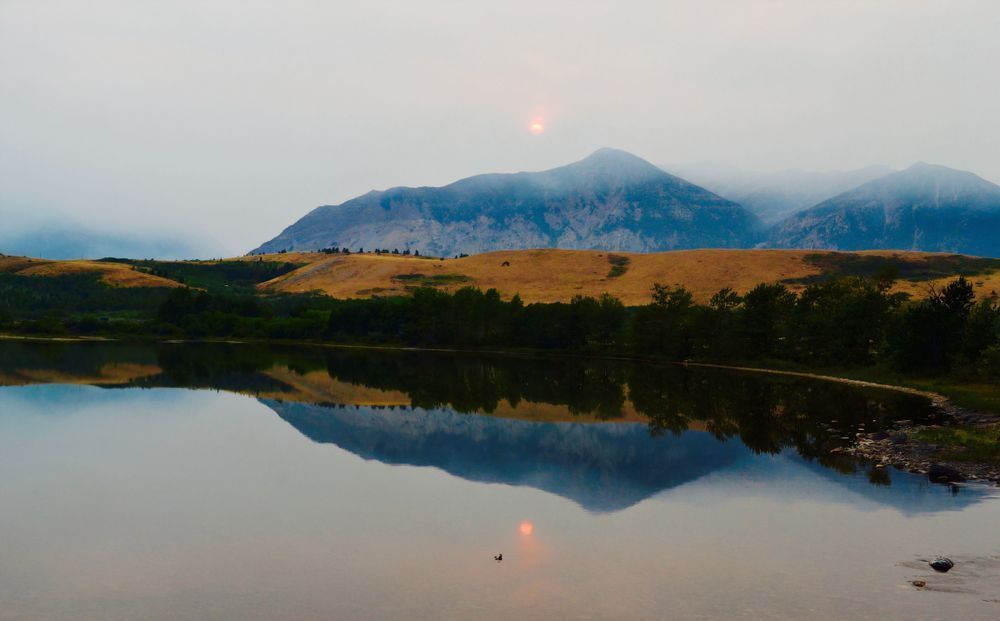Misty Mountain Reflection Photography Art | ParkerNorth Photography