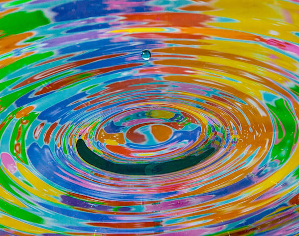 Multi Color Water Drop Photography Art | CESSNA