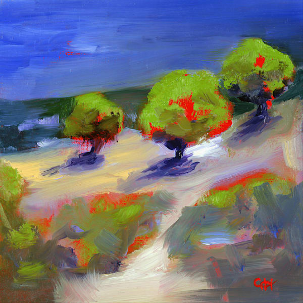 Three Olive Trees Art | Gail Helen