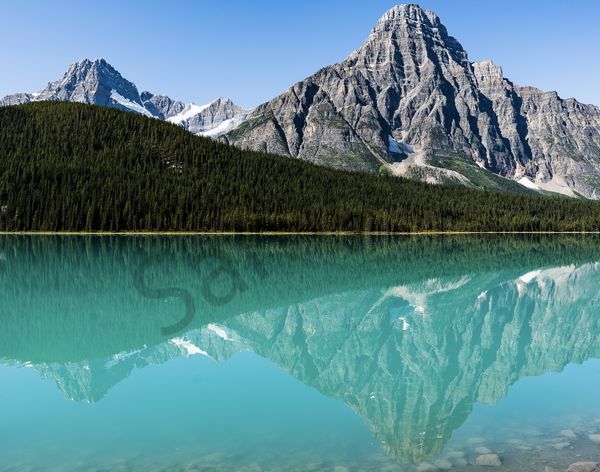 Mount Chephren and Waterfowl Lakes