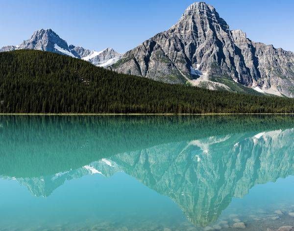 Mount Chephren and Waterfowl Lakes