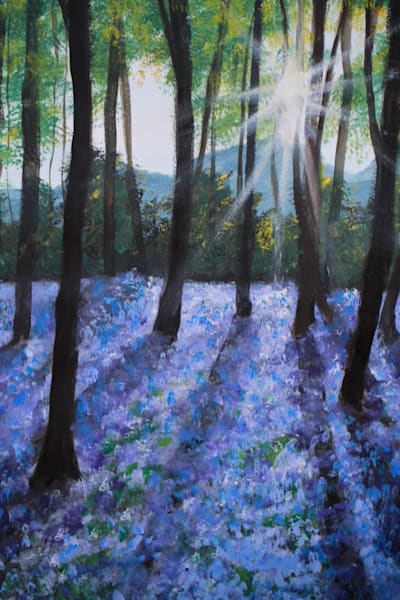Bluebell Light Art | Amanda Elaine Brake