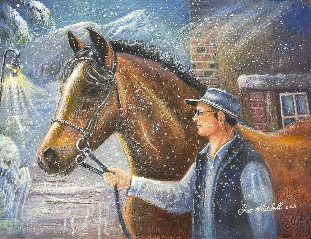 Winter Storm Art | patmitchellprintstudio.com