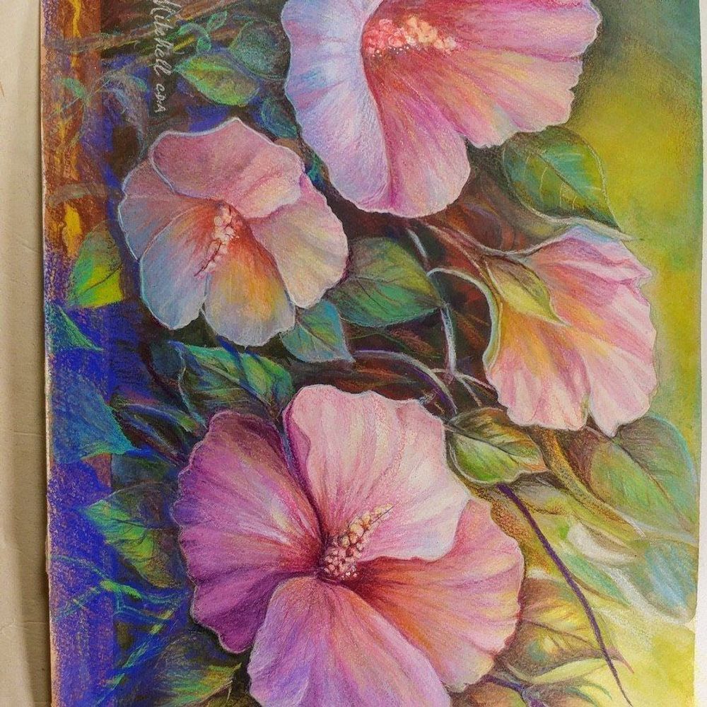 Pink Abstract Art | patmitchellprintstudio.com