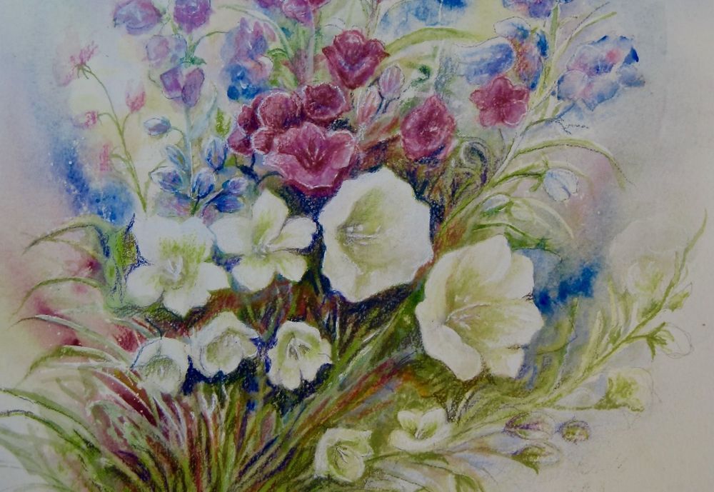 Floral Scents Art | patmitchellprintstudio.com