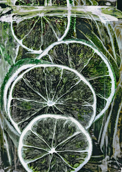 Lime Slices in Jar