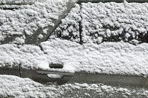 Side of Car After Blizzard
