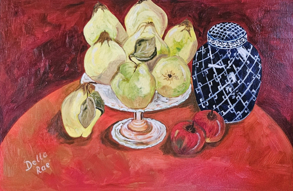 Ginger Jar Harvest Art | Della Rae Creates Art