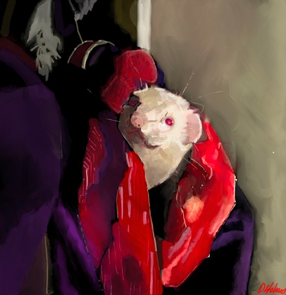 Violet In A Bag Art | Labyrinthus Sum Art