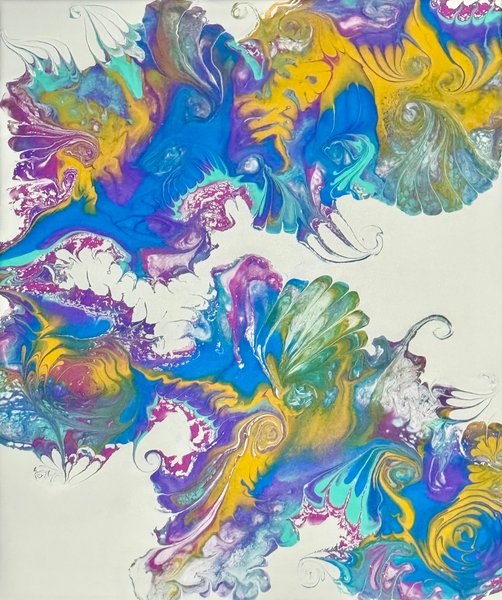 Liquid Pour Abstract