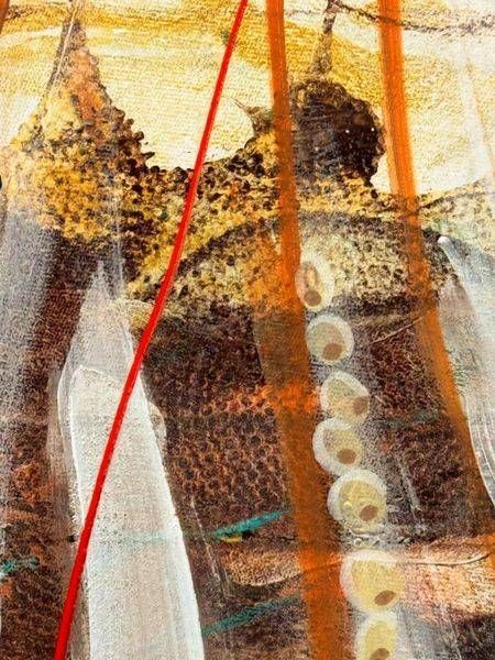 The Willow Drift Collection No 3   Red Grass & Peas Art | Dee Productions Art