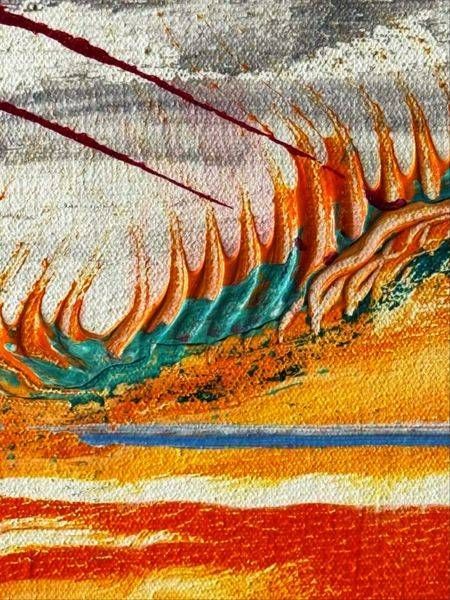 Fire In The Hicksville Hills   The Hicksville Arizona Collection Art | Dee Productions Art
