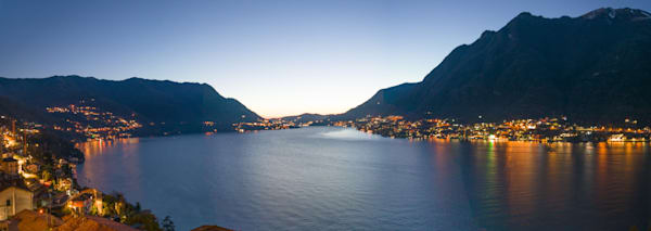 Lake Como Italy at Night