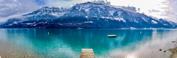 Interlaken lake Brienzersee Pier Walk 2