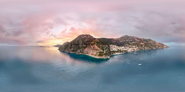 Amalfi Coast at Sunset large lifesiize wall print