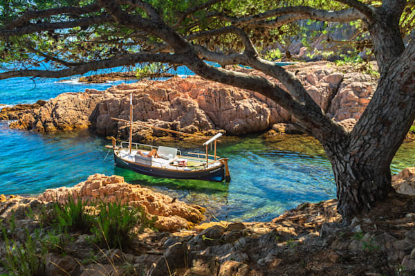 A Quiet Day by the Sea - Mediterranean scene with depth, color, and subtle storytelling