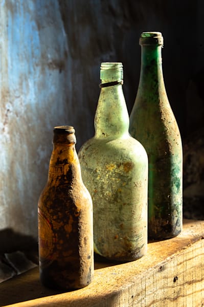 Glass and Shadow - Minimal wall art with strong contrast and refined composition