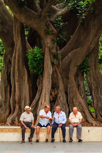 In Good Company - Wall art showing friendship and calm outdoor moment