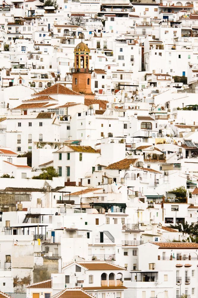 Mediterranean Patterns - Decorative print with clean lines and timeless white tones - Competa, Andalusia 2008
