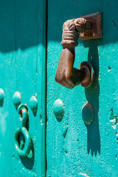 The Door Hand - A detailed composition with natural light and strong presence