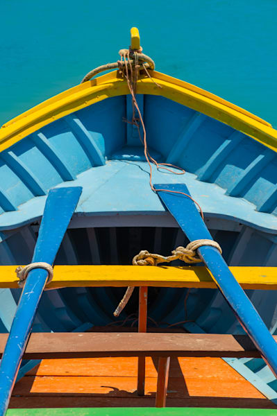The colors of the Journey - Minimal marine composition with strong lines and vivid tones