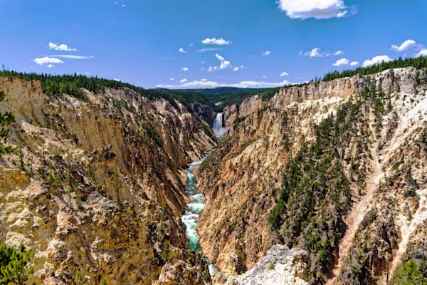 Grand Canyon Falls In Yellowstone National Park Photography Art | stuartPhoto