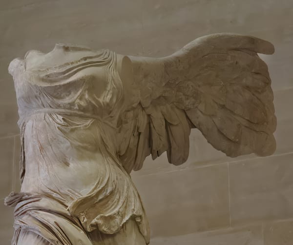 Nike of Samothrace — Marble Sculpture Photograph Print