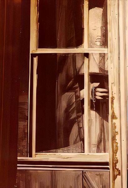 Bully Strange Figure In Window Art | A Stoke Of Brush