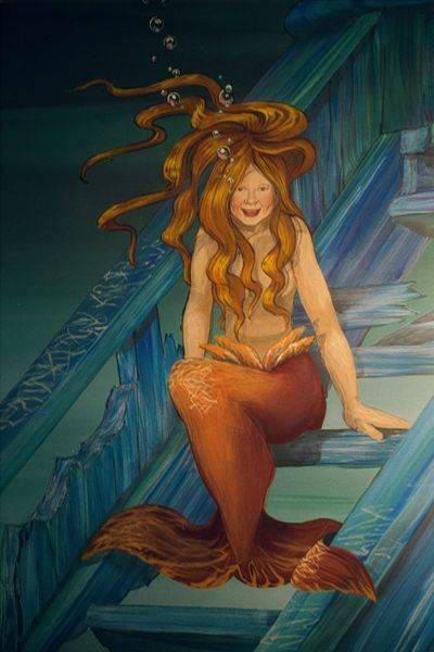 Copper Mermaid Enhanced Art | A Stoke Of Brush