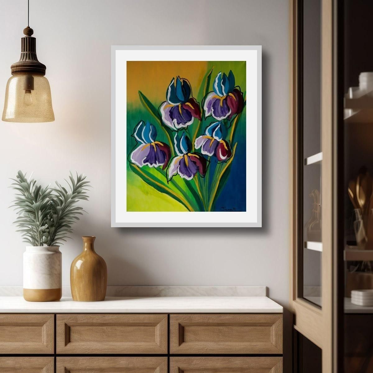 
        <div class='title'>
          Sunlit Iris 
        </div>
       