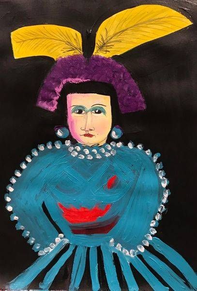 Bolero Jacket With Pom Poms Art | Let's Face It Gallery