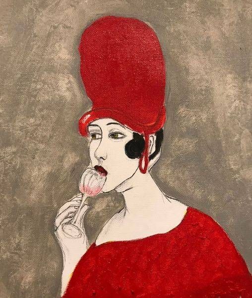 Loving All Things Red Art | Let's Face It Gallery
