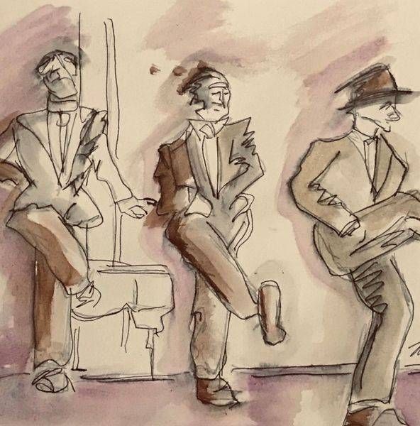 Dancing Men Art | Let's Face It Gallery