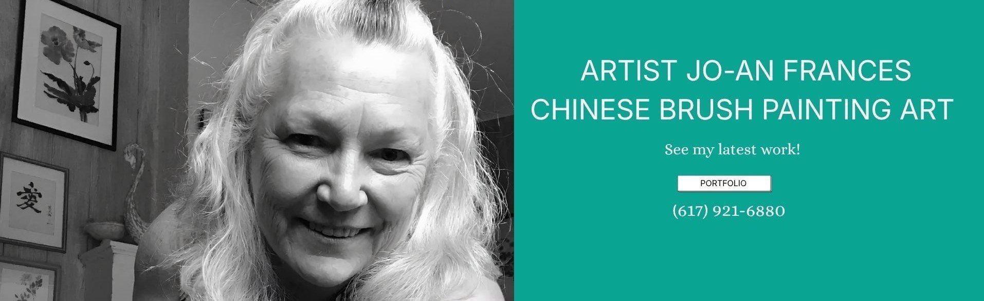 
        <div class='title'>
          ARTIST JO AN FRANCES CHINESE BRUSH PAINTING ART
        </div>
       