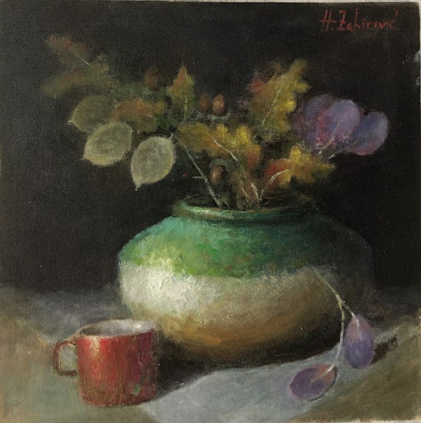 Still Life With Red Cup Art | Zahirovic Art