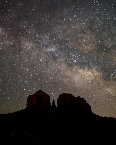 Cathedral Rock Under the Milky Way