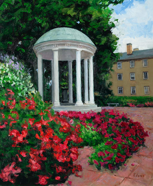 The Old Well, Symbol Of The University Of North Carolina At Chapel Hill Art | Gary Edens